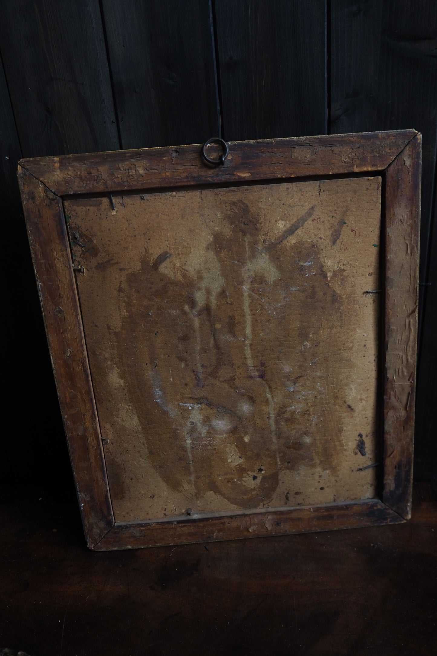Original Signed Hungarian Oil Painting in Gilt Gold Frame