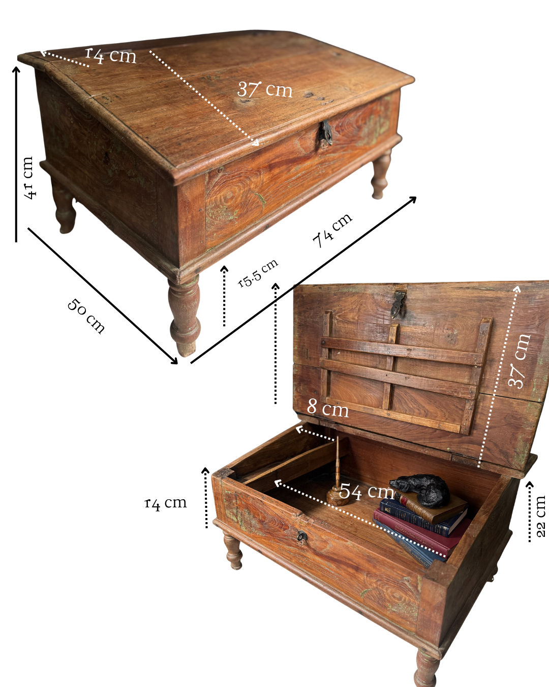 Victorian Clerk’s Desk – Antique Pine Tabletop Writing Desk with Padlock Latch, Aged Rustic Greeting Desk, Collectible Restaurant Host Stand