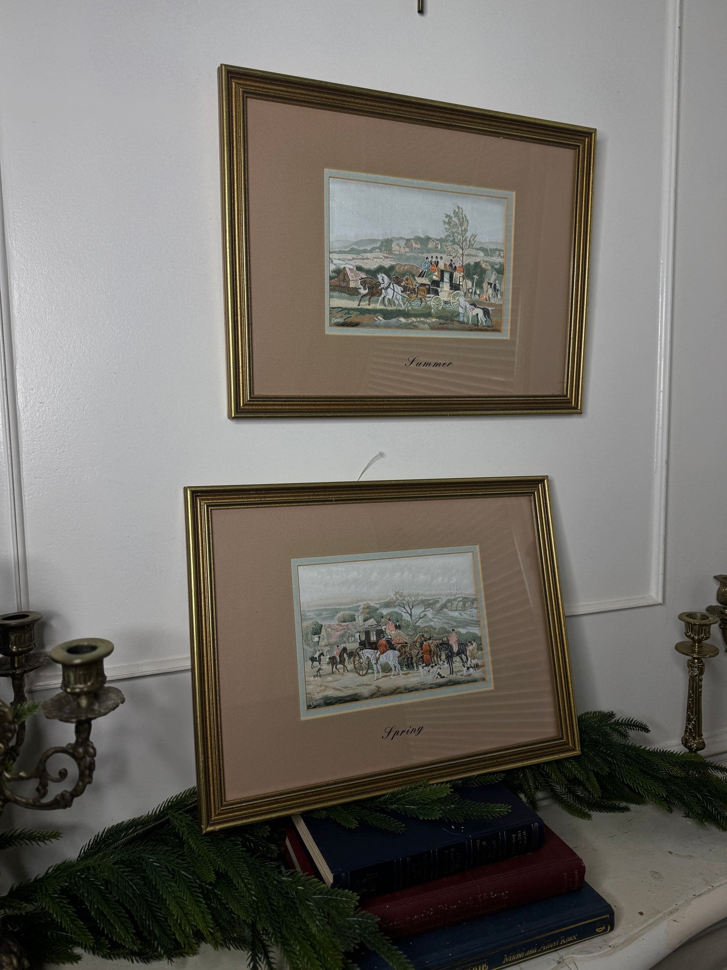 Spring & Summer” – Cash’s Limited Edition Silk Woven Picture Pair