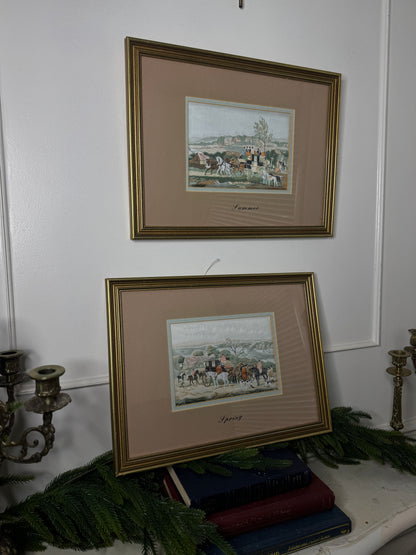 Spring & Summer” – Cash’s Limited Edition Silk Woven Picture Pair