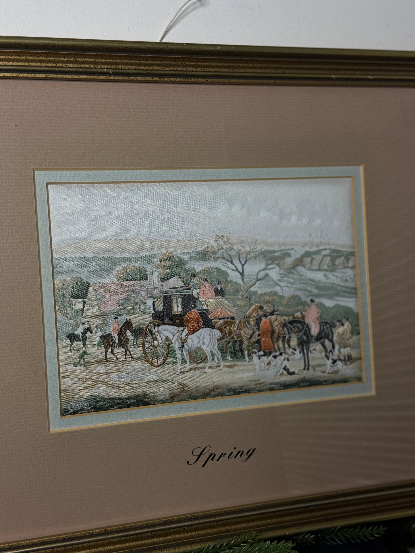 Spring & Summer” – Cash’s Limited Edition Silk Woven Picture Pair