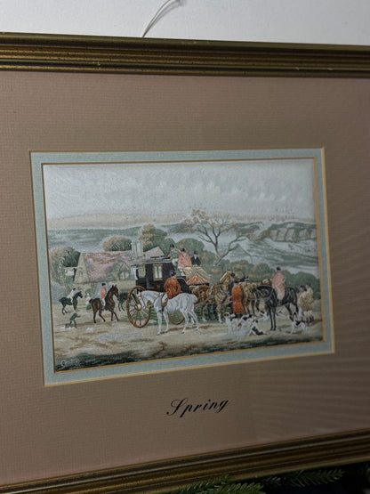 Spring & Summer” – Cash’s Limited Edition Silk Woven Picture Pair