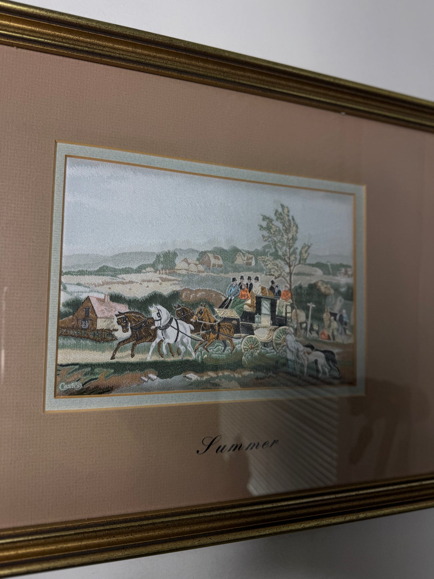 Spring & Summer” – Cash’s Limited Edition Silk Woven Picture Pair