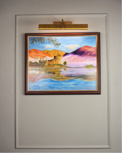 Castle of Fire and Foam - Original Oil Painting by N.G. Reynolds