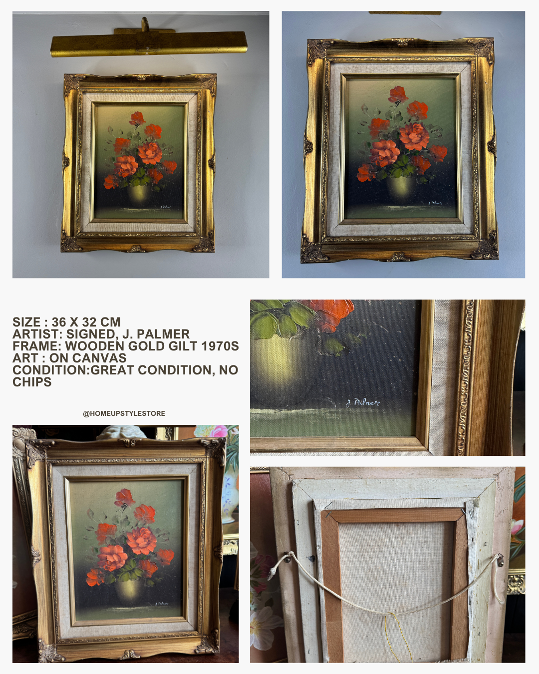 Vintage Floral Oil Painting Collection – Choose Your Favourite