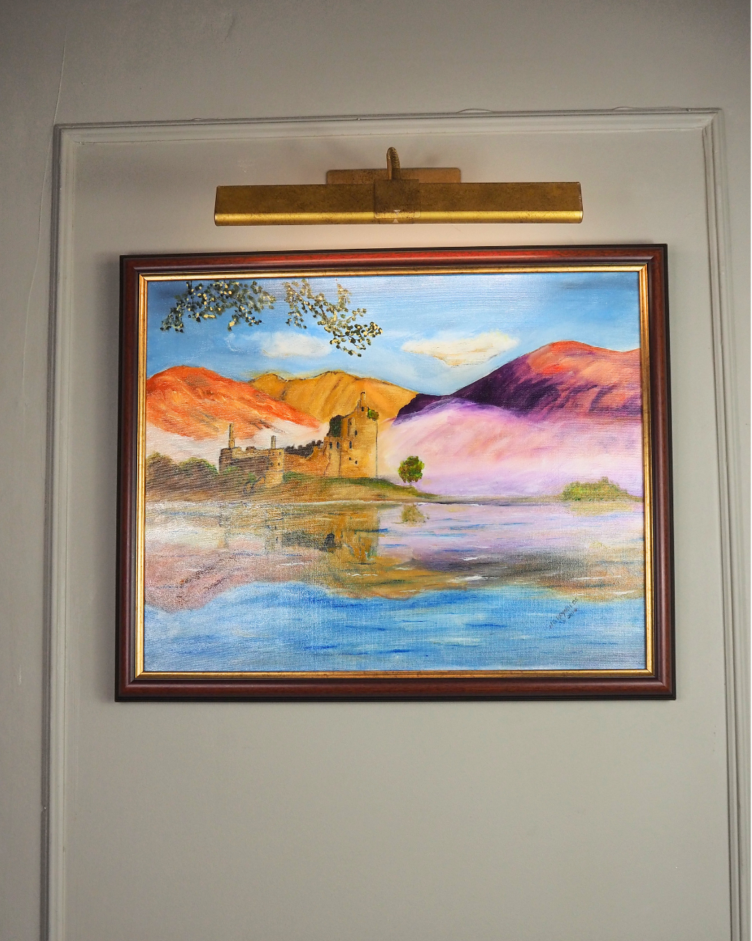 Castle of Fire and Foam - Original Oil Painting by N.G. Reynolds