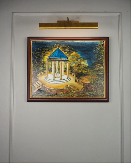 Hilltop Shadows and Light - Original Oil Painting by N.G. Reynolds