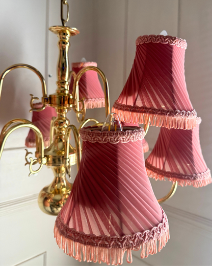 Vintage Dutch Brass Chandelier – 9 Light Baroque Style Ceiling Lighting