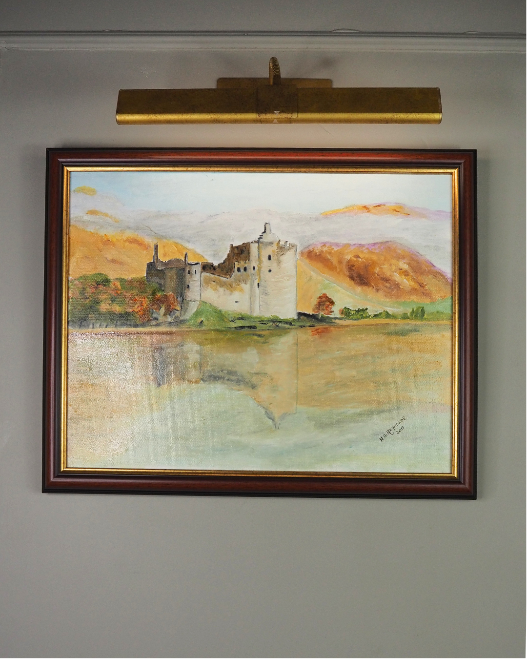 Serenade of Stone and Sea - Original Oil Painting by N.G. Reynolds