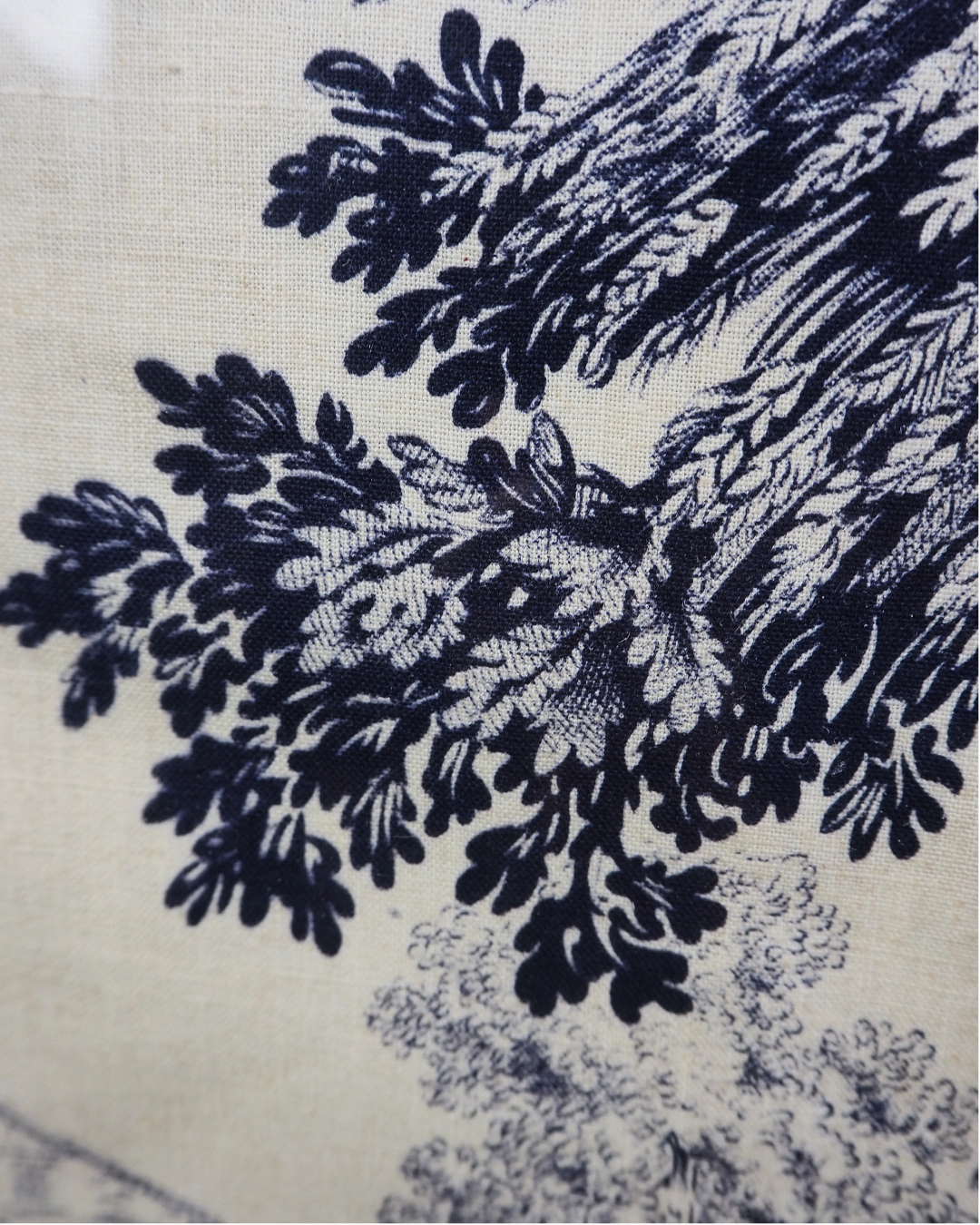 Pair of 19th Century French Toile de Jouy Framed Fabric Panels - Bobbin Frame