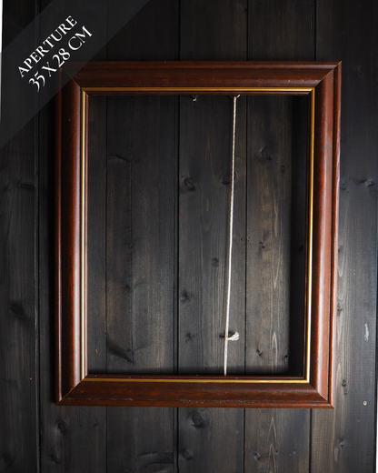 The Westoria -  Rustic Mahogany Wooden Frame