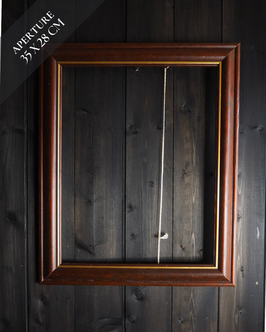 The Westoria -  Rustic Mahogany Wooden Frame