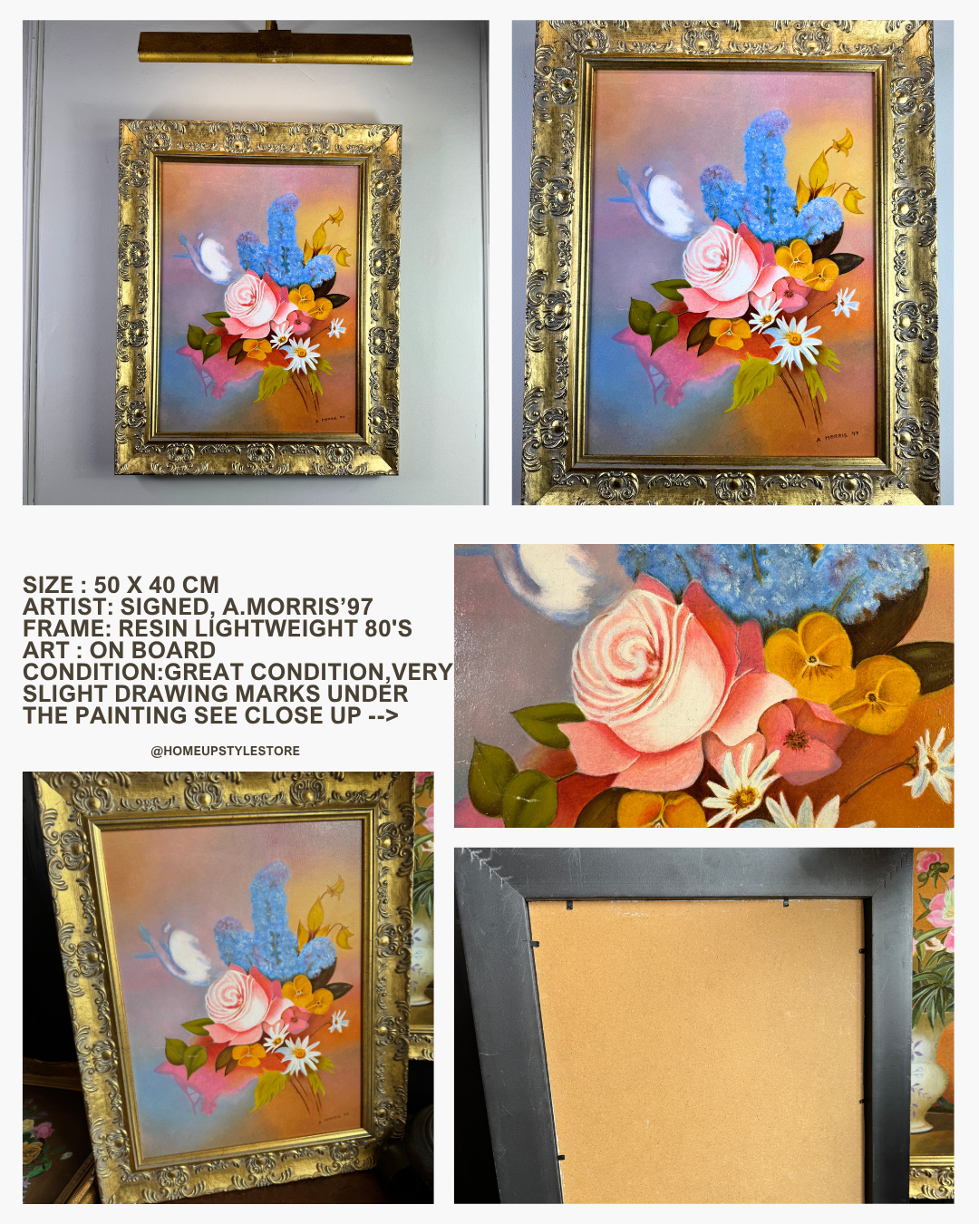 Vintage Floral Oil Painting Collection – Choose Your Favourite
