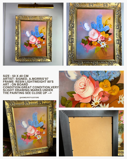 Vintage Floral Oil Painting Collection – Choose Your Favourite