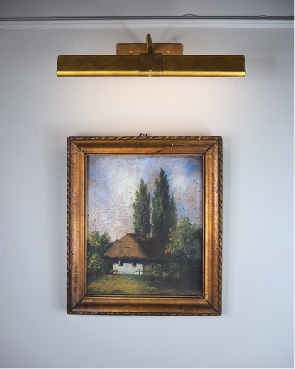 Original Signed Hungarian Oil Painting in Gilt Gold Frame