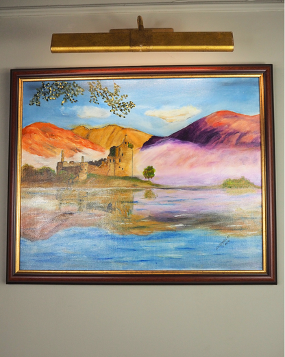 Castle of Fire and Foam - Original Oil Painting by N.G. Reynolds
