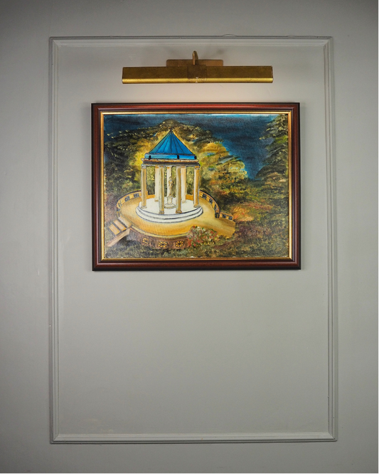 Hilltop Shadows and Light - Original Oil Painting by N.G. Reynolds