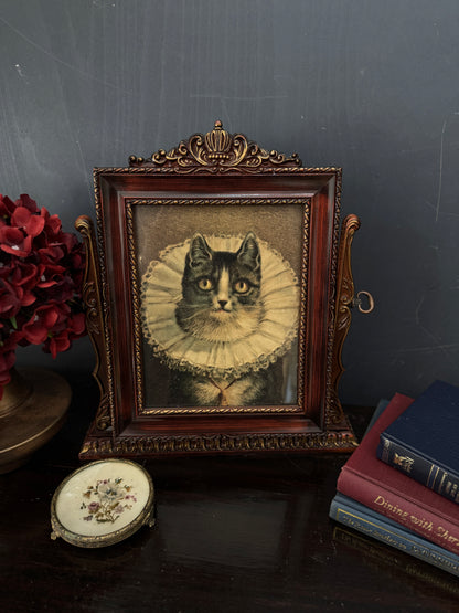 Vintage Victorian Art Deco Style Ornate Gold Swivel Picture Frame