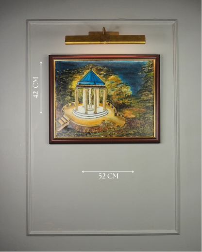 Hilltop Shadows and Light - Original Oil Painting by N.G. Reynolds