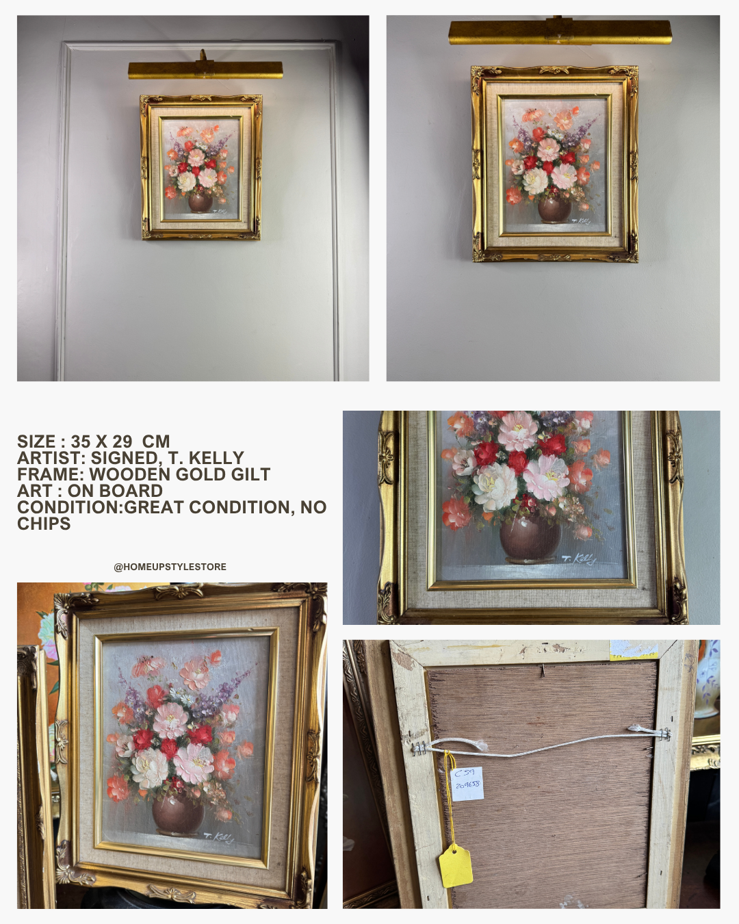 Vintage Floral Oil Painting Collection – Choose Your Favourite