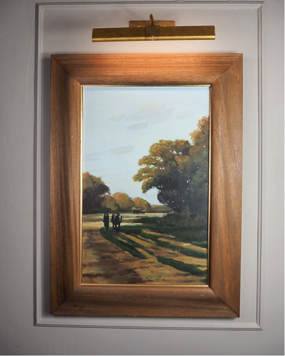 Cows in the Meadow -Original Nichol Wheatley Landscape Oil Painting