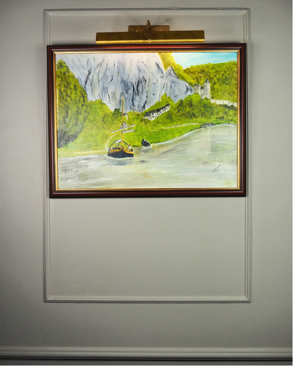 River Dreams in France - Original Oil Painting by N.G. Reynolds