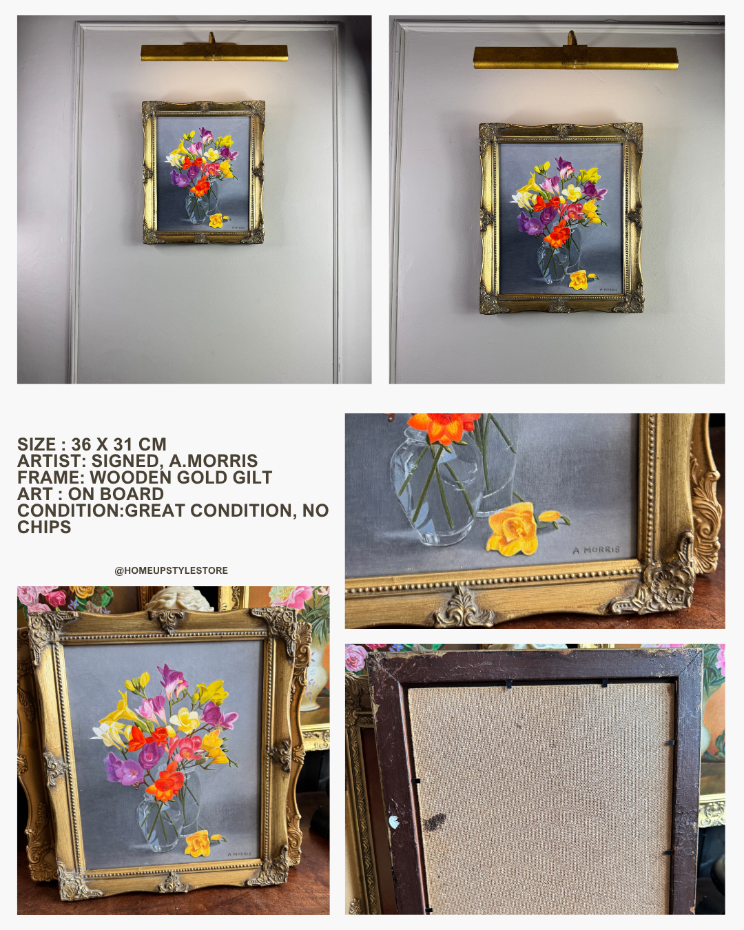Vintage Floral Oil Painting Collection – Choose Your Favourite