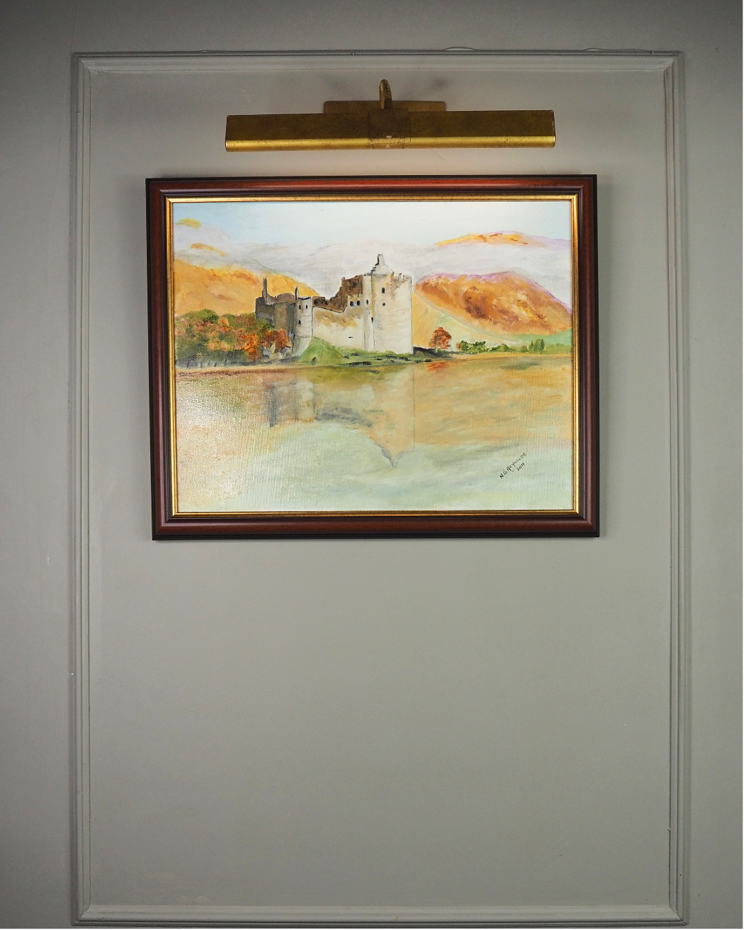 Serenade of Stone and Sea - Original Oil Painting by N.G. Reynolds