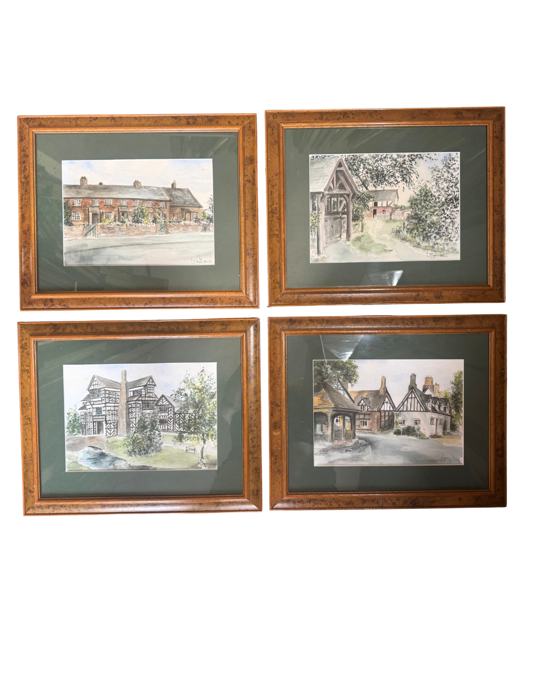 Vintage Lynn Rhodes Gallery Wall Set - Framed Original Artwork Collection