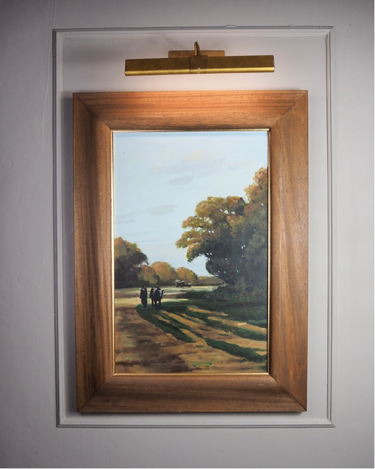 Cows in the Meadow -Original Nichol Wheatley Landscape Oil Painting