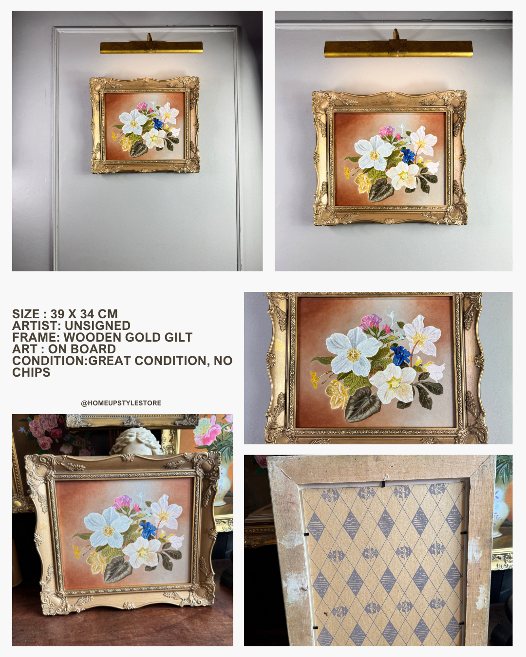 Vintage Floral Oil Painting Collection – Choose Your Favourite