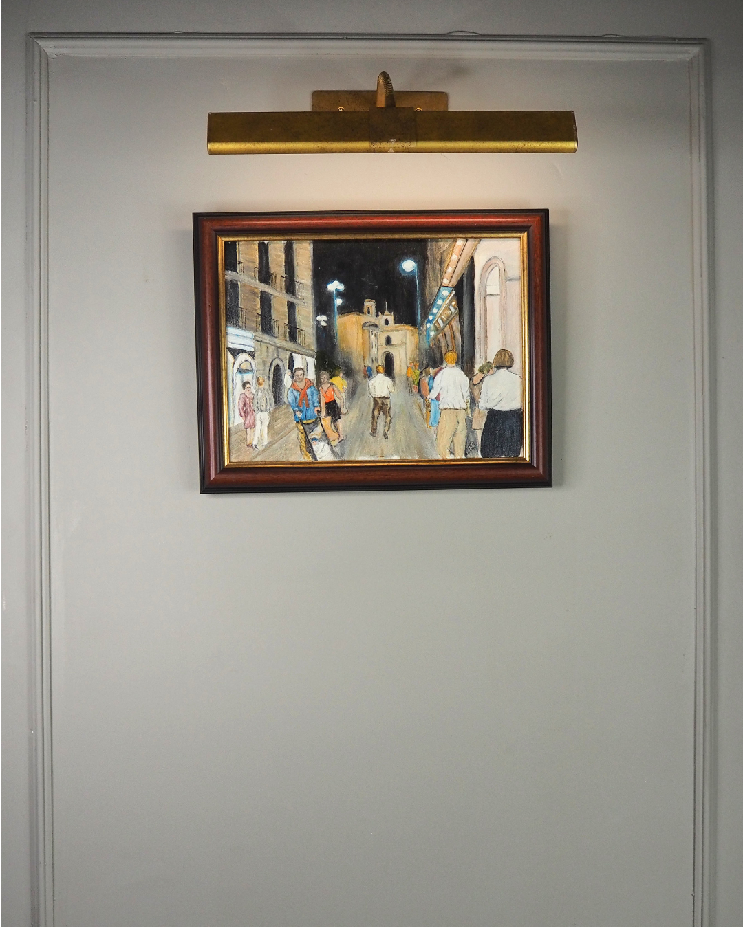 Midnight walk - Original Oil painting by N.G. Reynolds