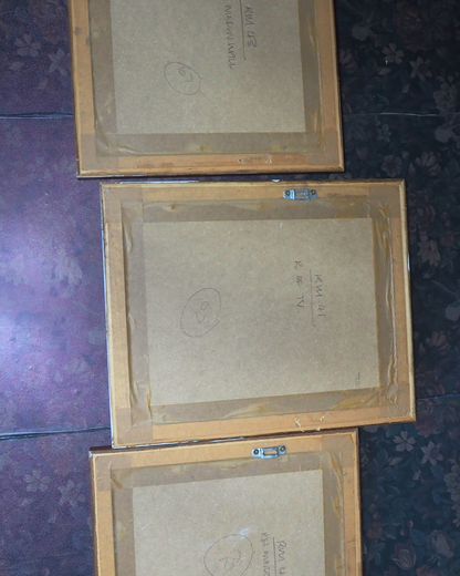 Alfred Rimmer Engravings Framed Oak Prints, Cheshire & Chester Antique Landscape Gallery Wall Set
