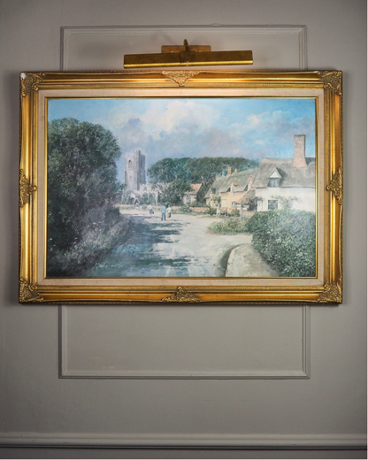 Vintage Framed Textured Art Print – Summer’s Day by Clive Madgwick