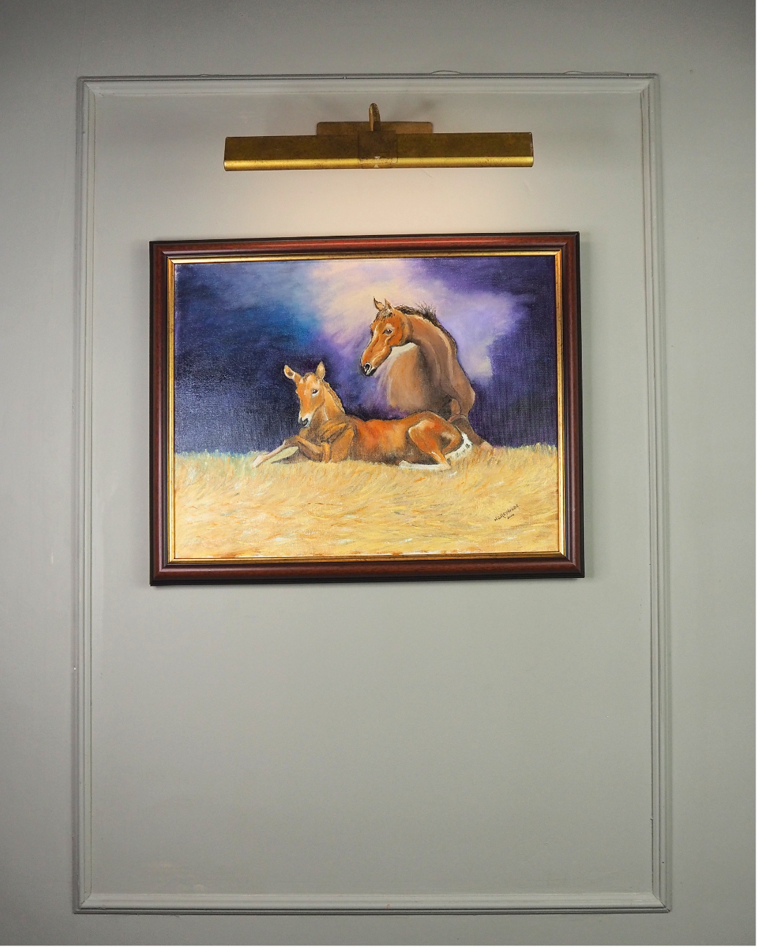In Her Shadow- Original Oil Painting by N.G. Reynolds