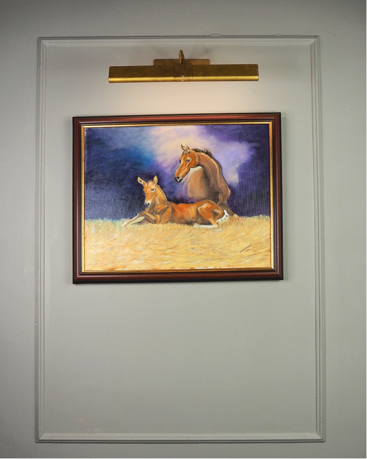 In Her Shadow- Original Oil Painting by N.G. Reynolds