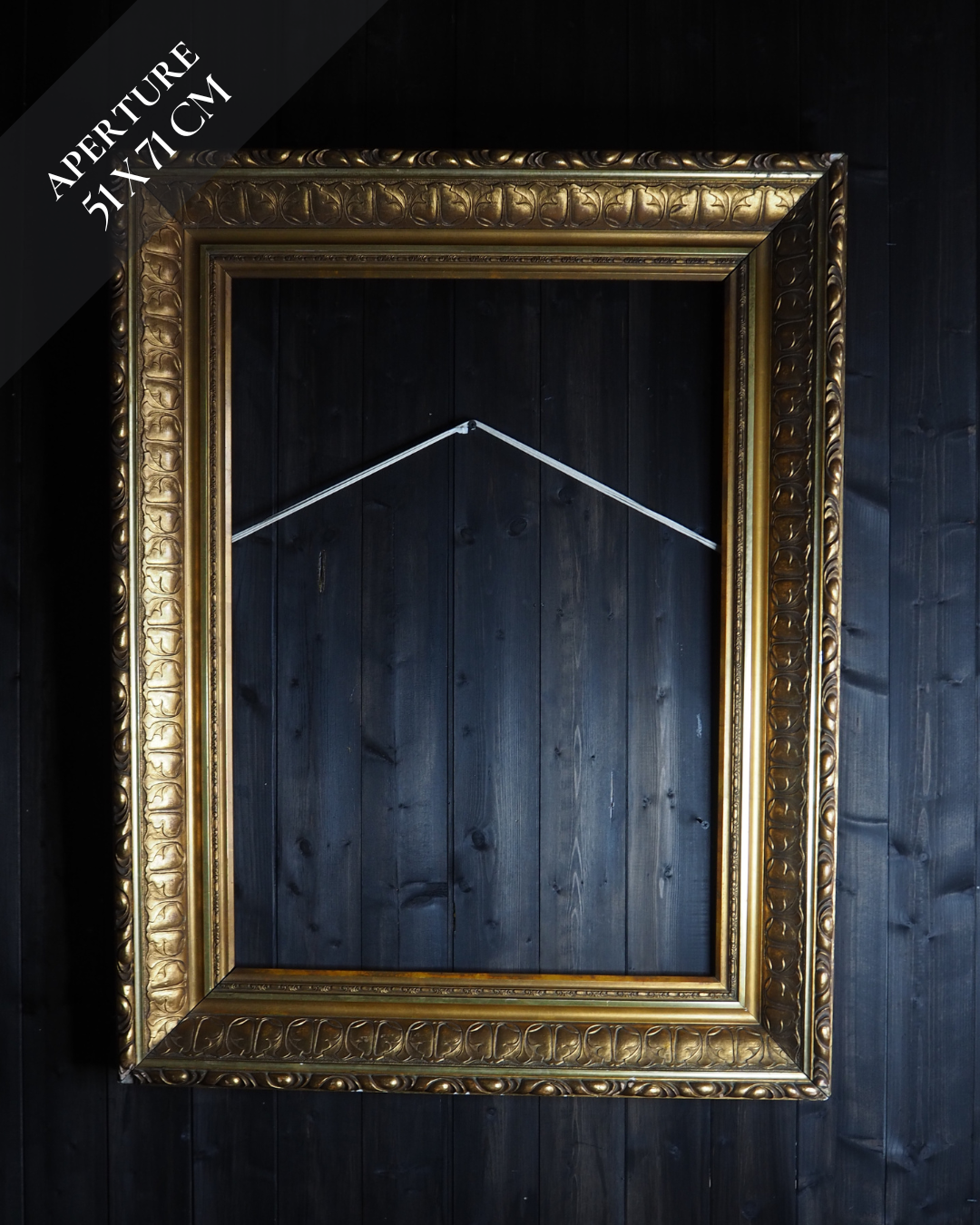 The Versailles – Extremely Heavy Antique Gold Statement Frame