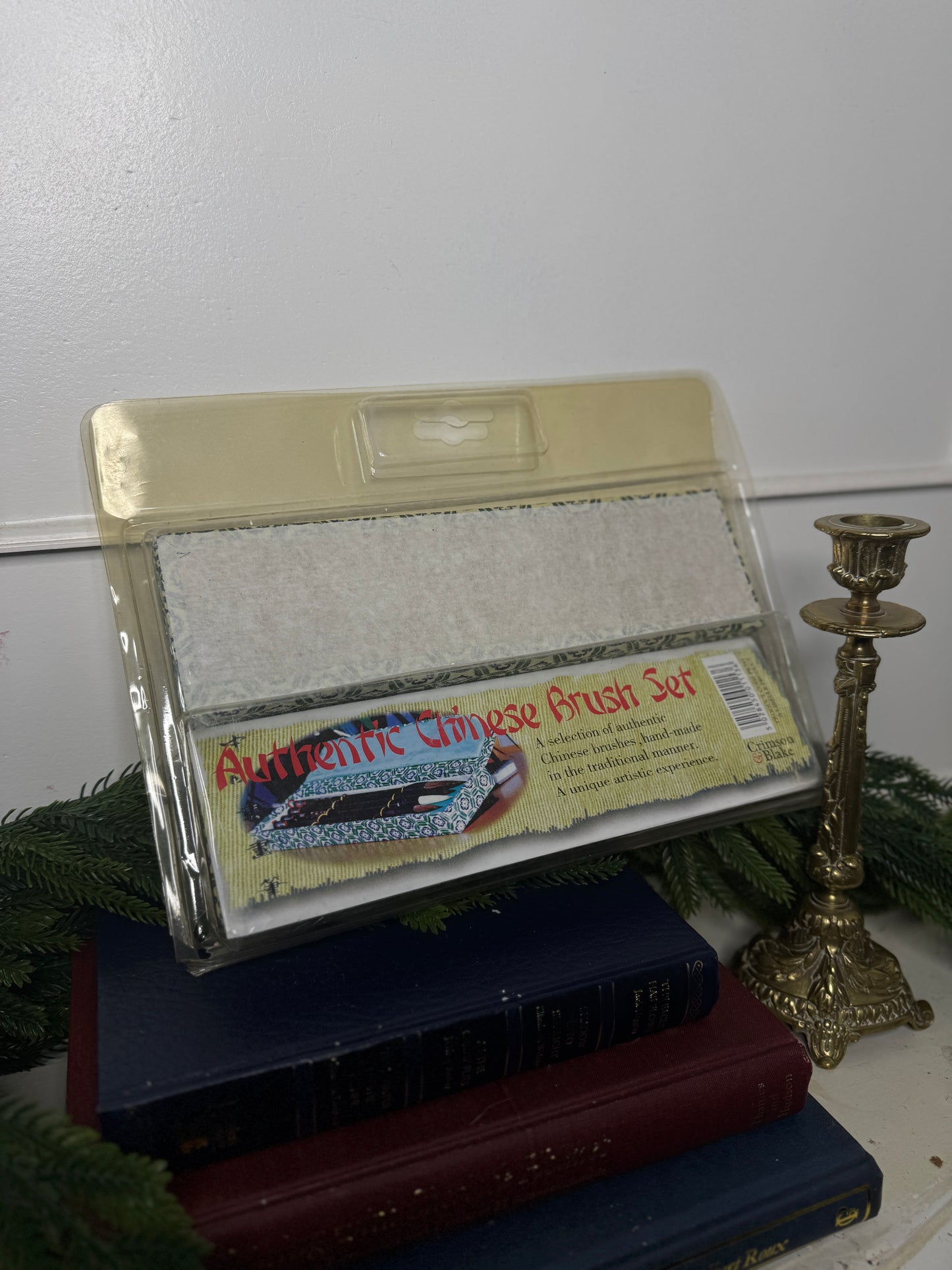 Vintage 1980s Chinese Paintbrush Set with Natural Bristles |Calligraphy Set