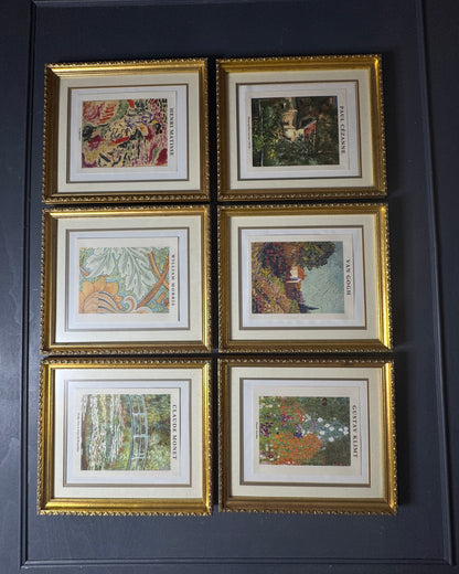 The Gilded Art Dupe Collection-Framed Print Set of Six