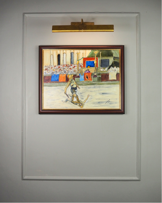 Steel Against Fate - Original Oil Painting by N.G. Reynolds