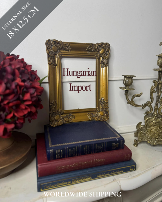 Golden Grandeur – Hungarian Ornate Small Frame from Budapest