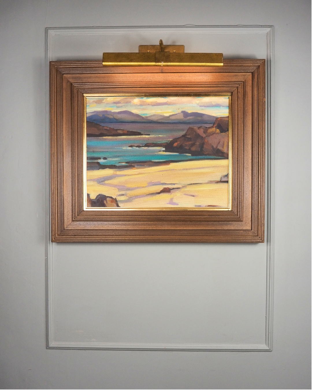 The Donegal Coast -Original Nichol Wheatley Landscape Oil Painting