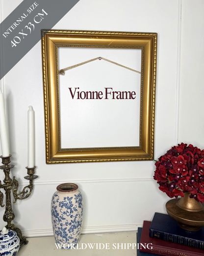 Gilt Thick Ornate Antique Vionne Frame
