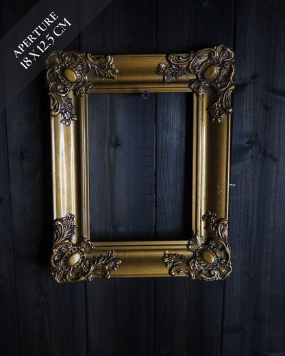 The Golden Grandeur – Antique Original European Ornate Gilt Small Frame Collection