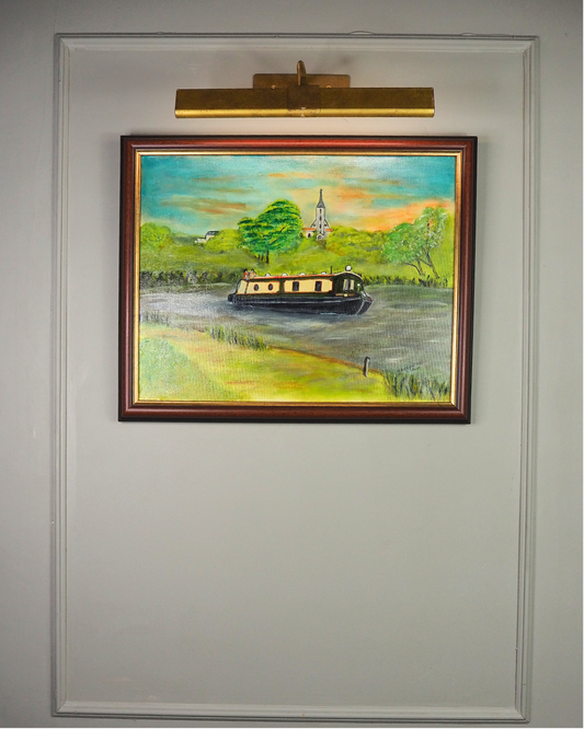 Afloat Through the Palette- Original Oil Painting by N.G. Reynolds