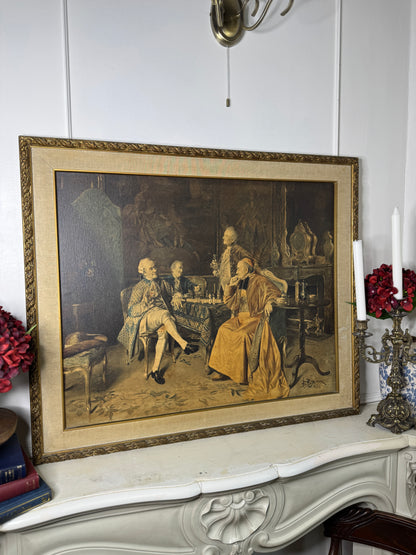 B Boziona Paris" Textured Print in gilt edged frame