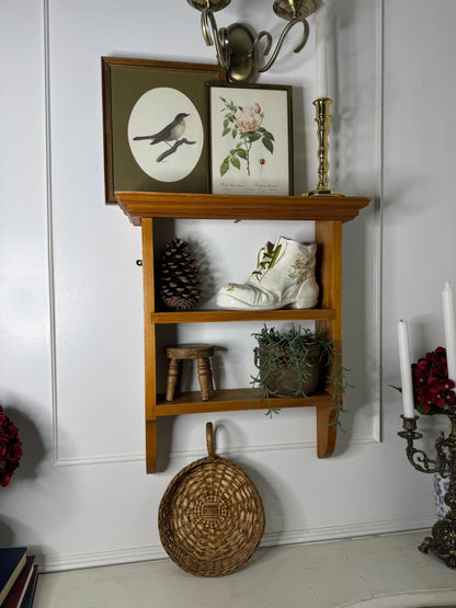 Vintage Pine Tier Shelf