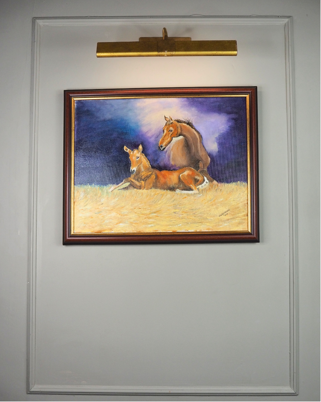 In Her Shadow- Original Oil Painting by N.G. Reynolds