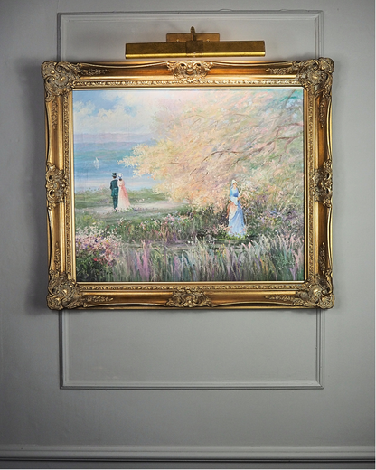 Howard Kimble (American, 1907–1973) – Original Romantic Oil Painting