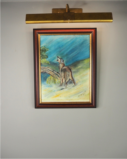 Howl of the Wild - Original Oil painting by N.G. Reynolds
